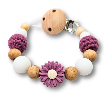 Schnullerkette-Blümchen - LovelyMoments