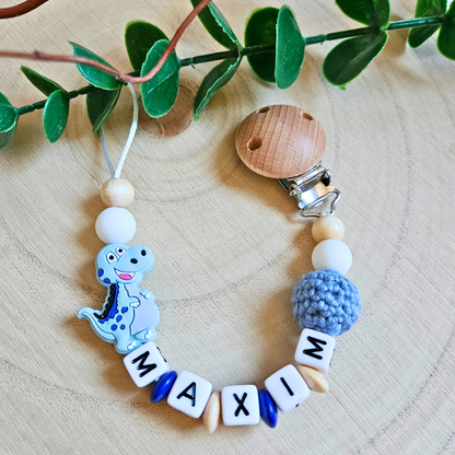 Schnullerkette-Dino - LovelyMoments