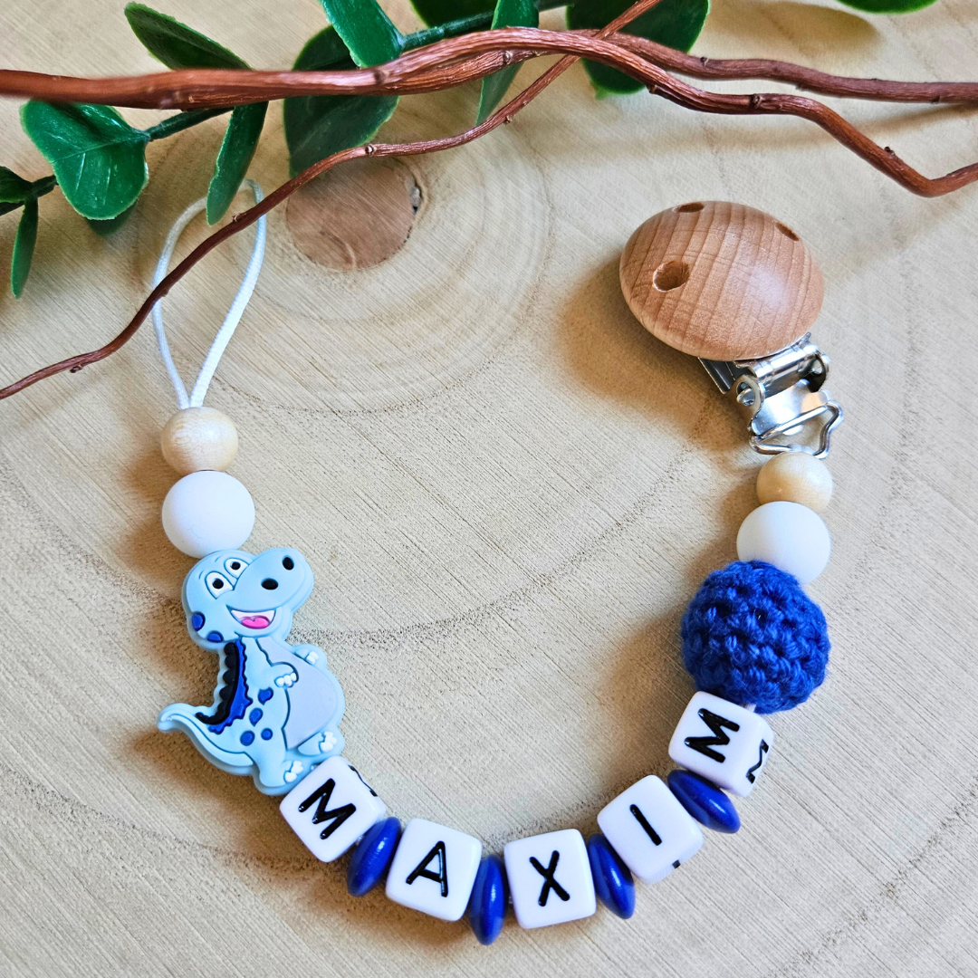 Schnullerkette-Dino - LovelyMoments