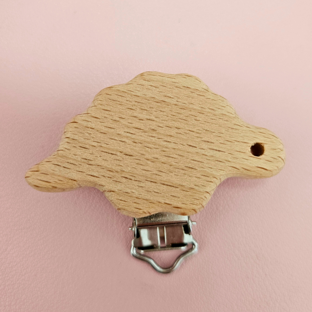 Schnullerkette-Pur Dino mit Gravur - LovelyMoments