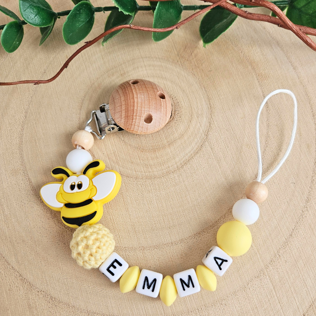 Schnullerkette-Bienchen - LovelyMoments