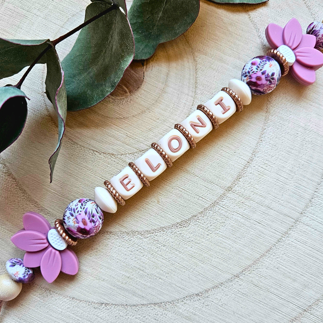 Schnullerkette-Flora - LovelyMoments