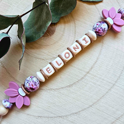 Schnullerkette-Flora - LovelyMoments
