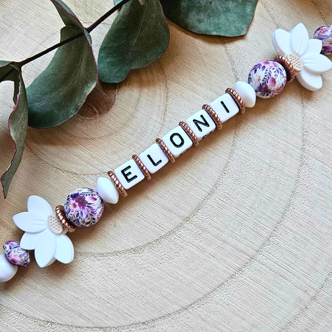 Schnullerkette-Flora - LovelyMoments