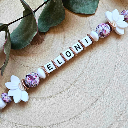 Schnullerkette-Flora - LovelyMoments