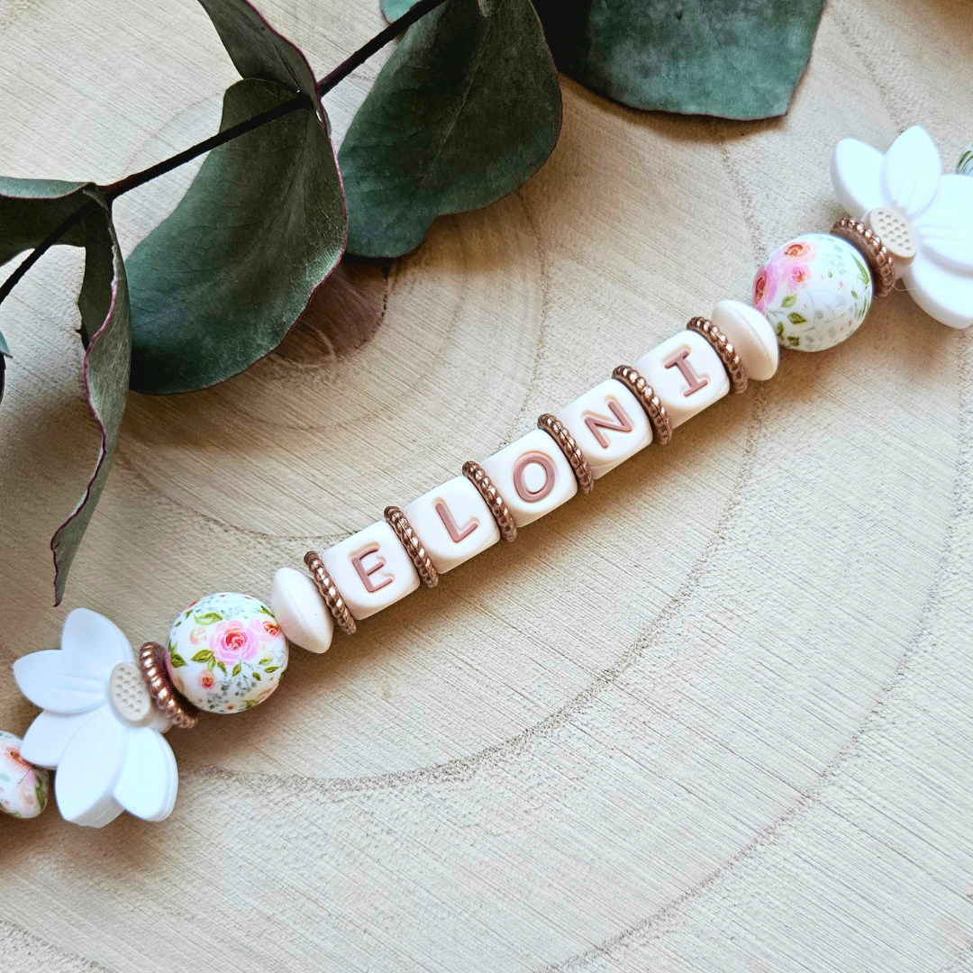 Schnullerkette-Flora - LovelyMoments