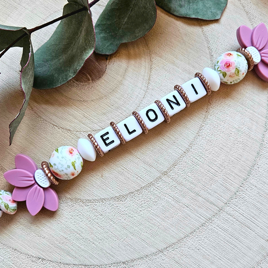 Schnullerkette-Flora - LovelyMoments