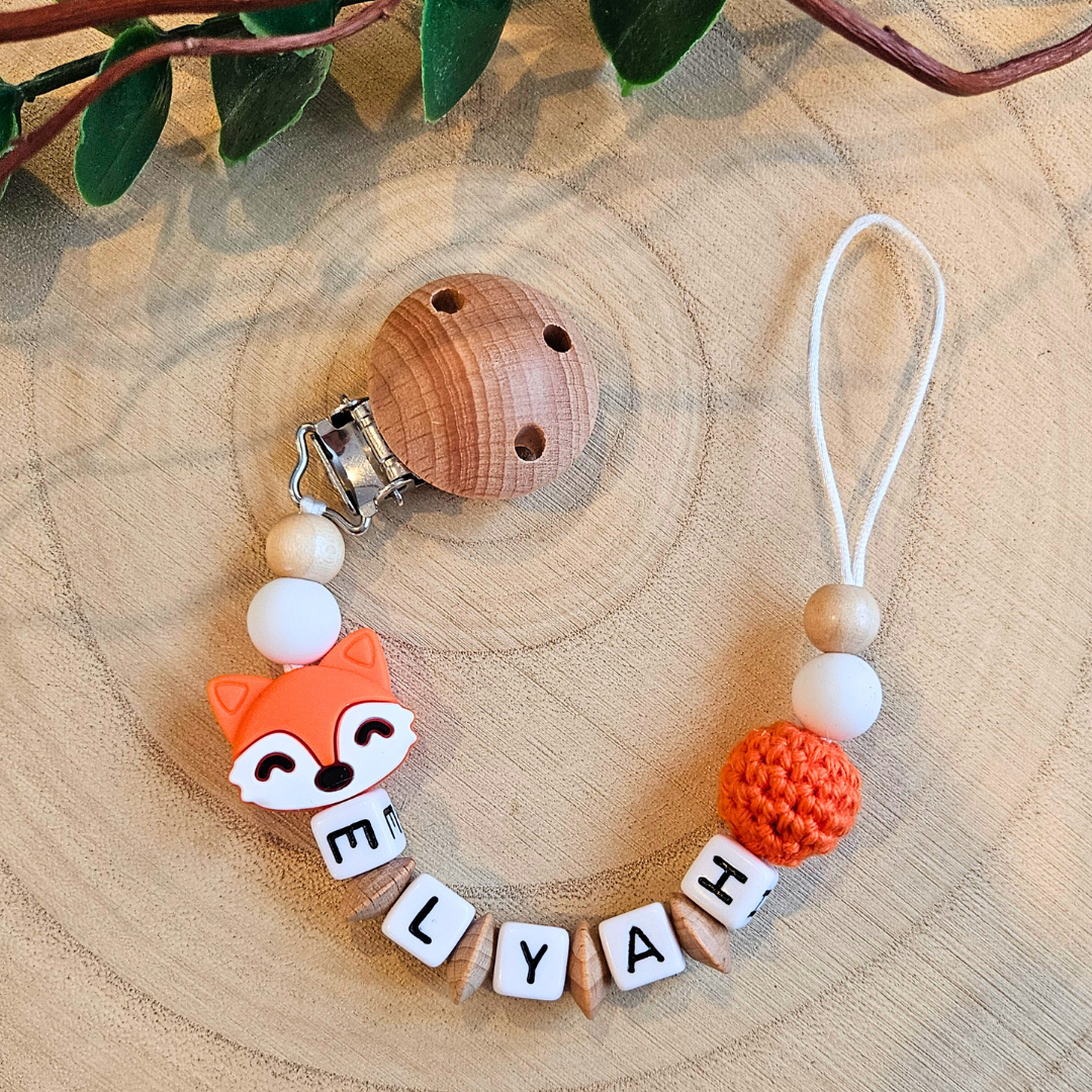 Schnullerkette-Fuchs - LovelyMoments