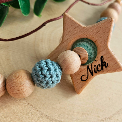 Kinderwagenkette mit Gravur - LovelyMoments