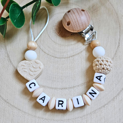 Schnullerkette-Herz - LovelyMoments