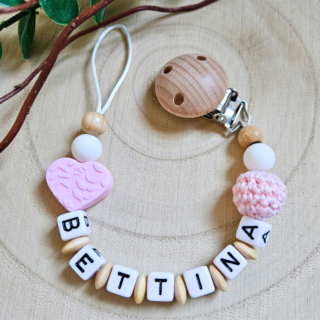 Schnullerkette-Herz - LovelyMoments