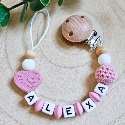 Schnullerkette-Herz - LovelyMoments