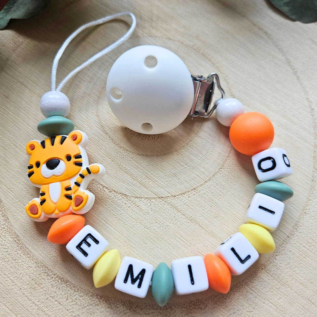 Schnullerkette-Safari Tiere - LovelyMoments