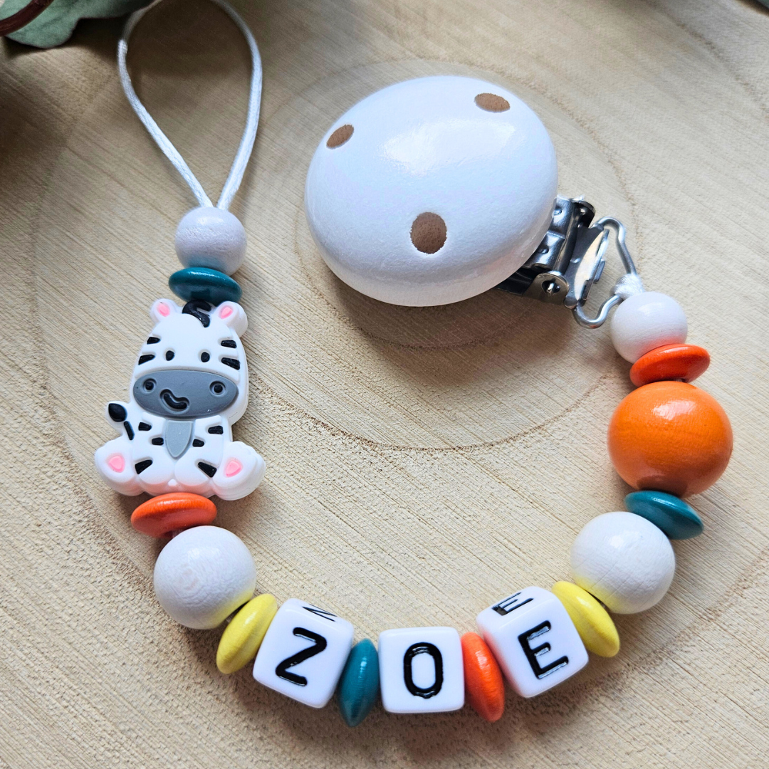 Schnullerkette-Safari Tiere - LovelyMoments