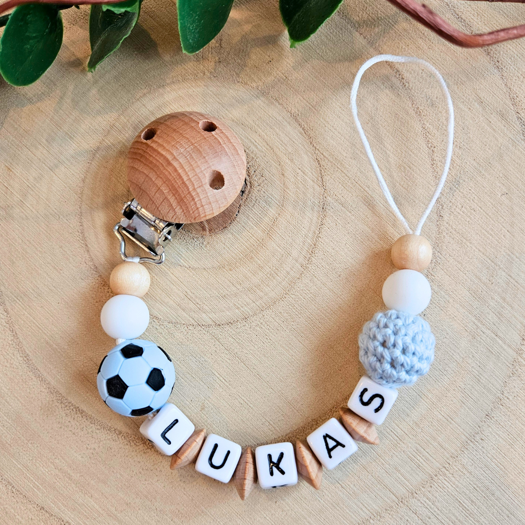 Schnullerkette-Fußball - LovelyMoments