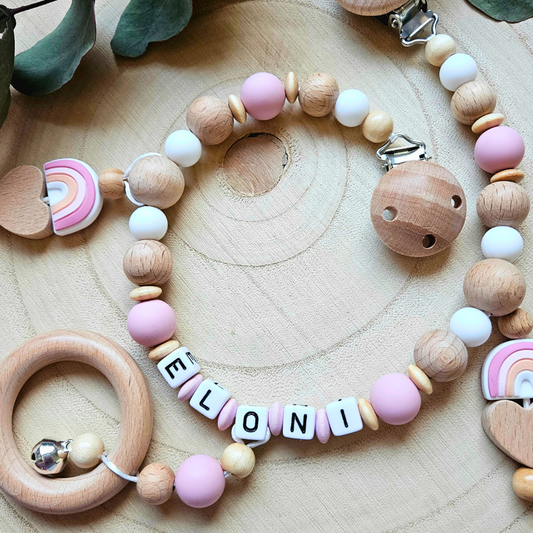 Kinderwagenkette Regenbogen - LovelyMoments