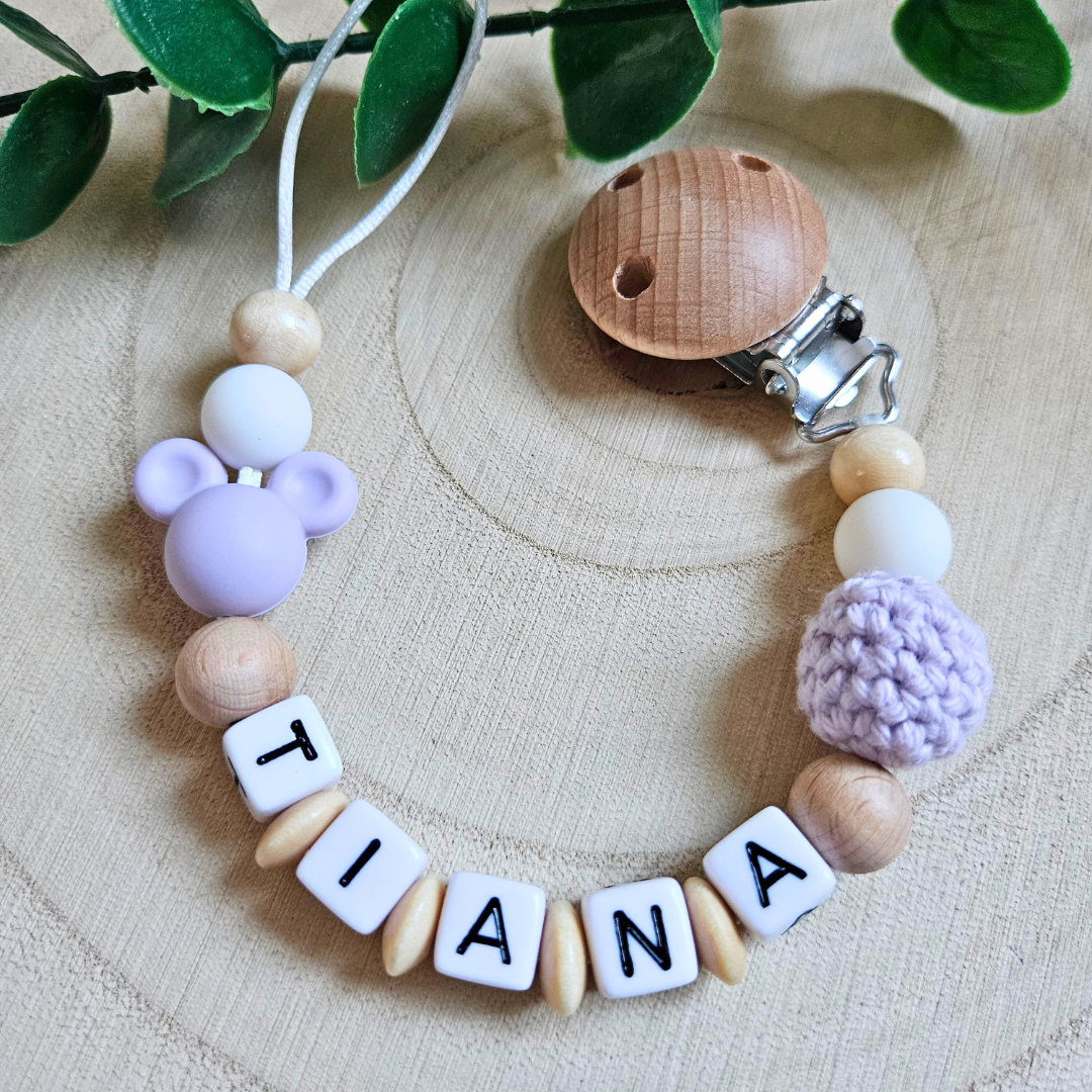 Schnullerkette-Maus - LovelyMoments