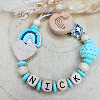 Schnullerkette-Regenbogen - LovelyMoments
