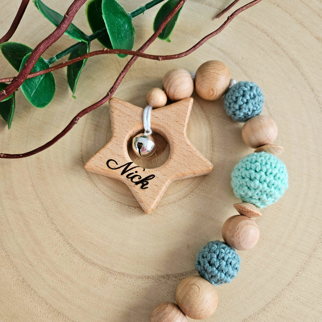 Kinderwagenkette mit Gravur - LovelyMoments