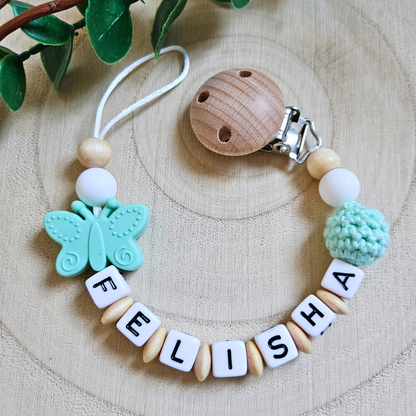 Schnullerkette-Schmetterling - LovelyMoments