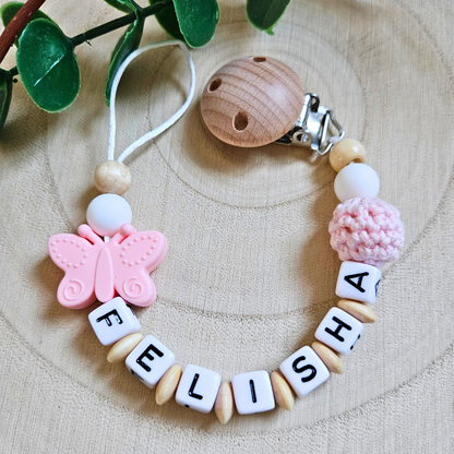 Schnullerkette-Schmetterling - LovelyMoments