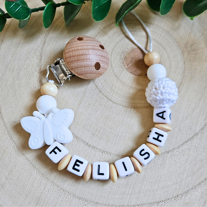 Schnullerkette-Schmetterling - LovelyMoments