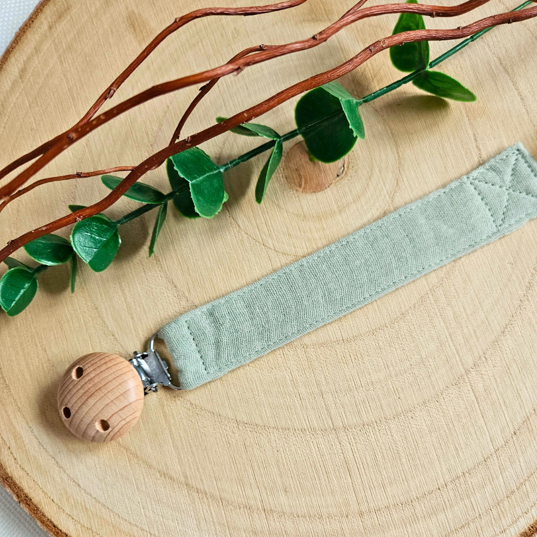 Schnullerband Musselin Graviert - LovelyMoments