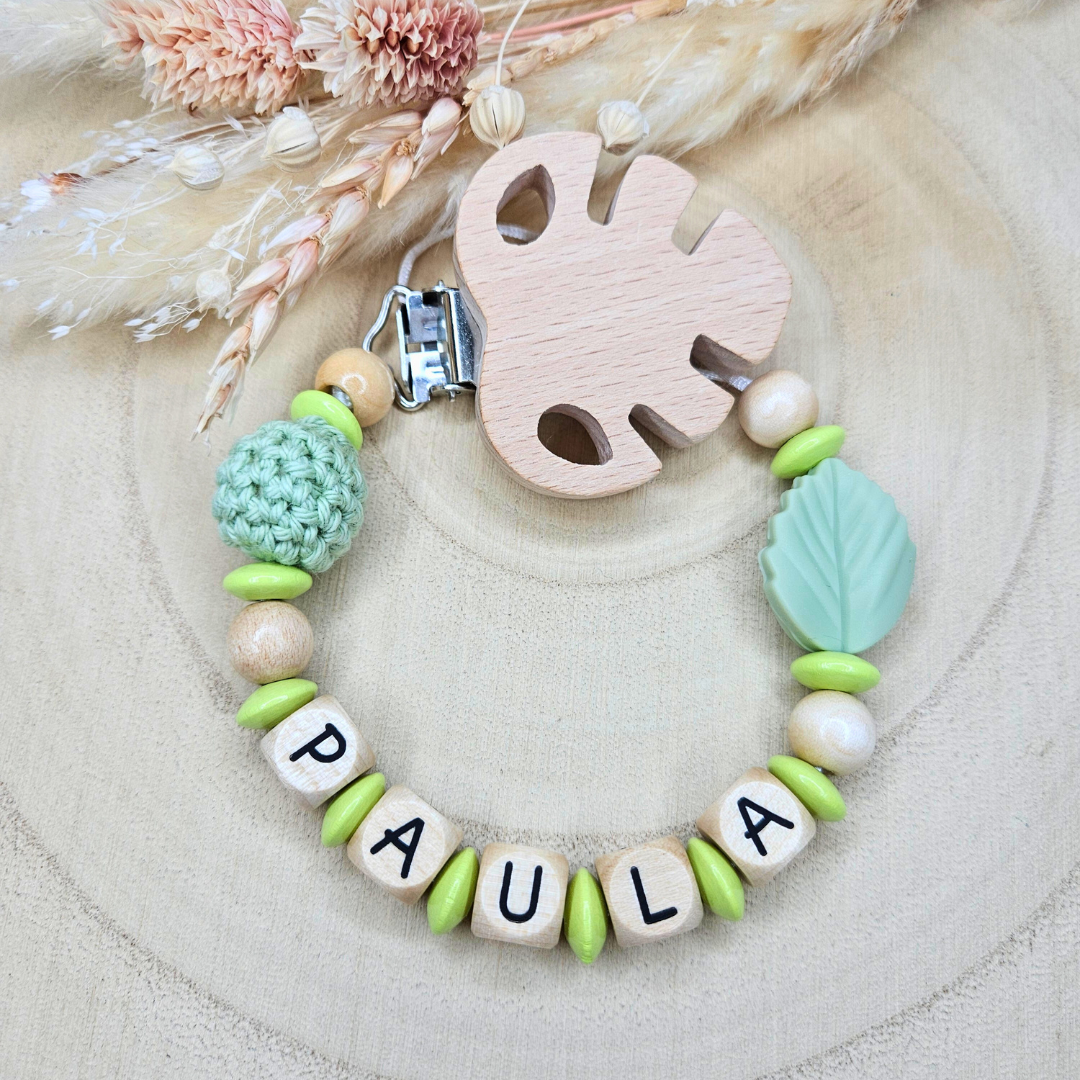 Schnullerkette-Leaf - LovelyMoments