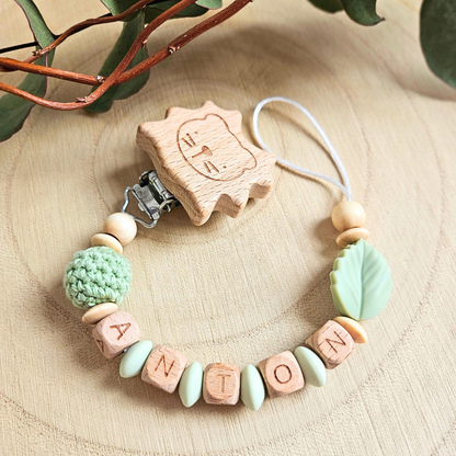 Schnullerkette-Leaf - LovelyMoments