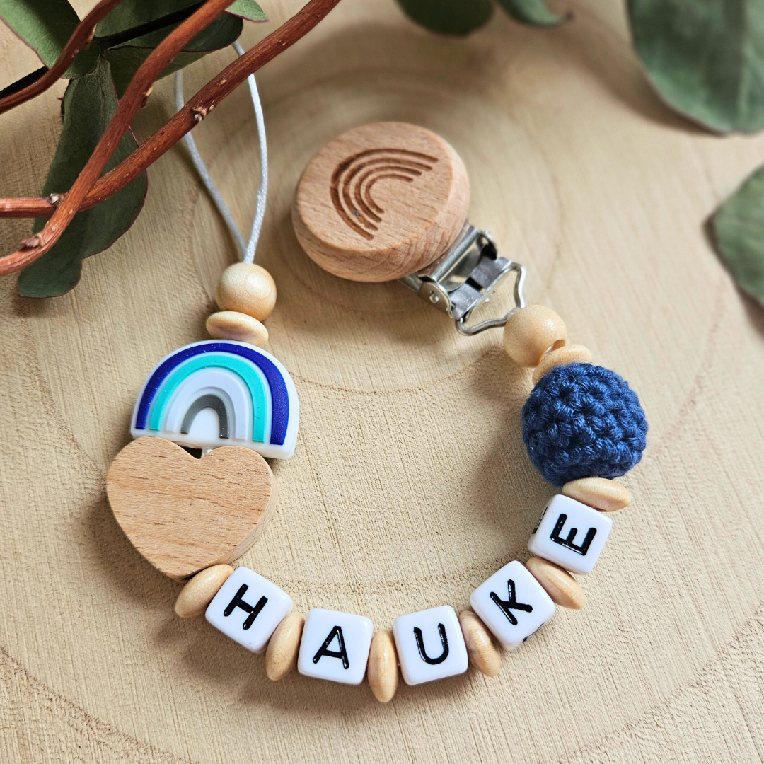 Schnullerkette-Regenbogen - LovelyMoments