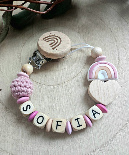 Schnullerkette-Regenbogen - LovelyMoments