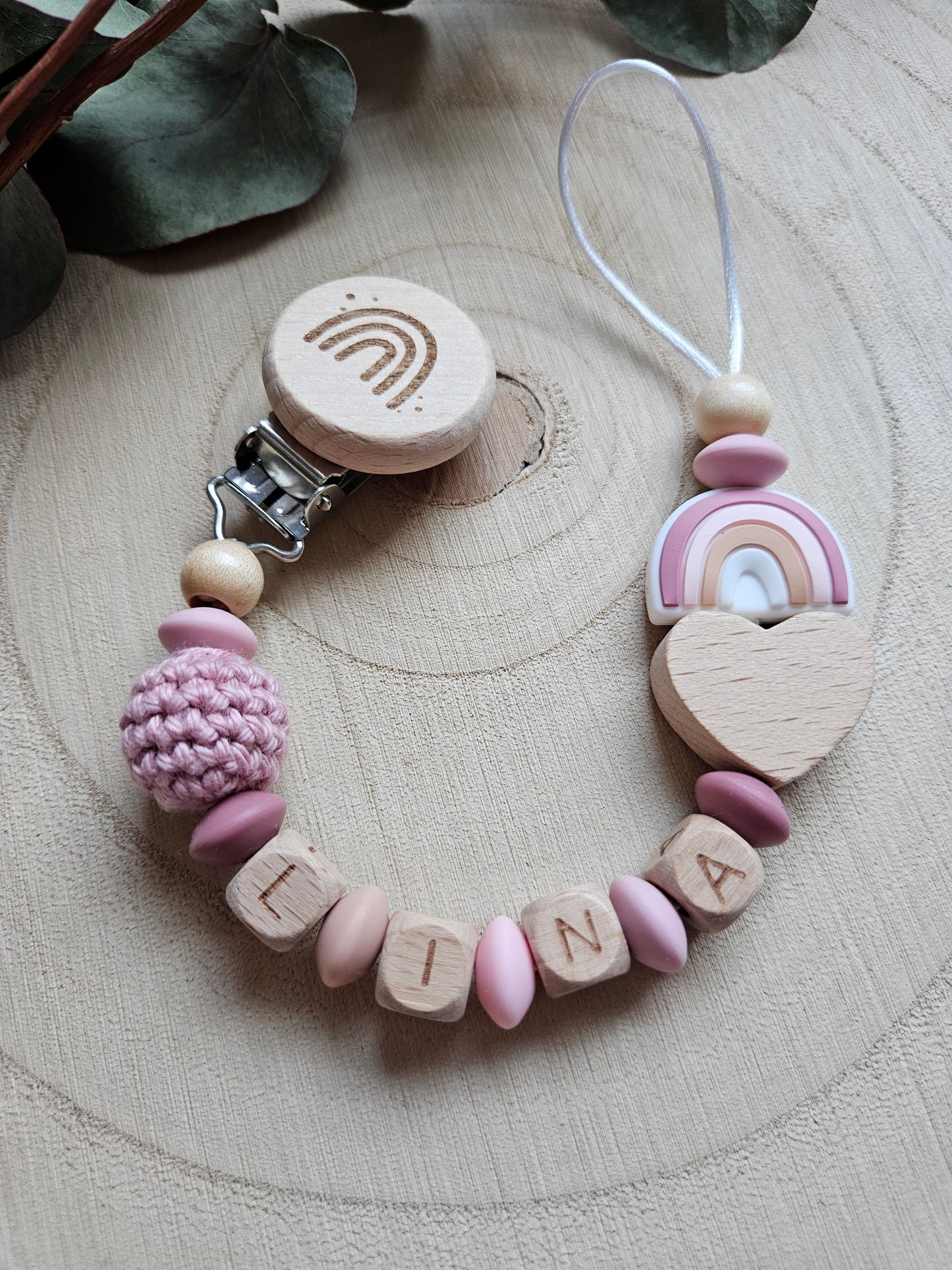 Schnullerkette-Regenbogen - LovelyMoments