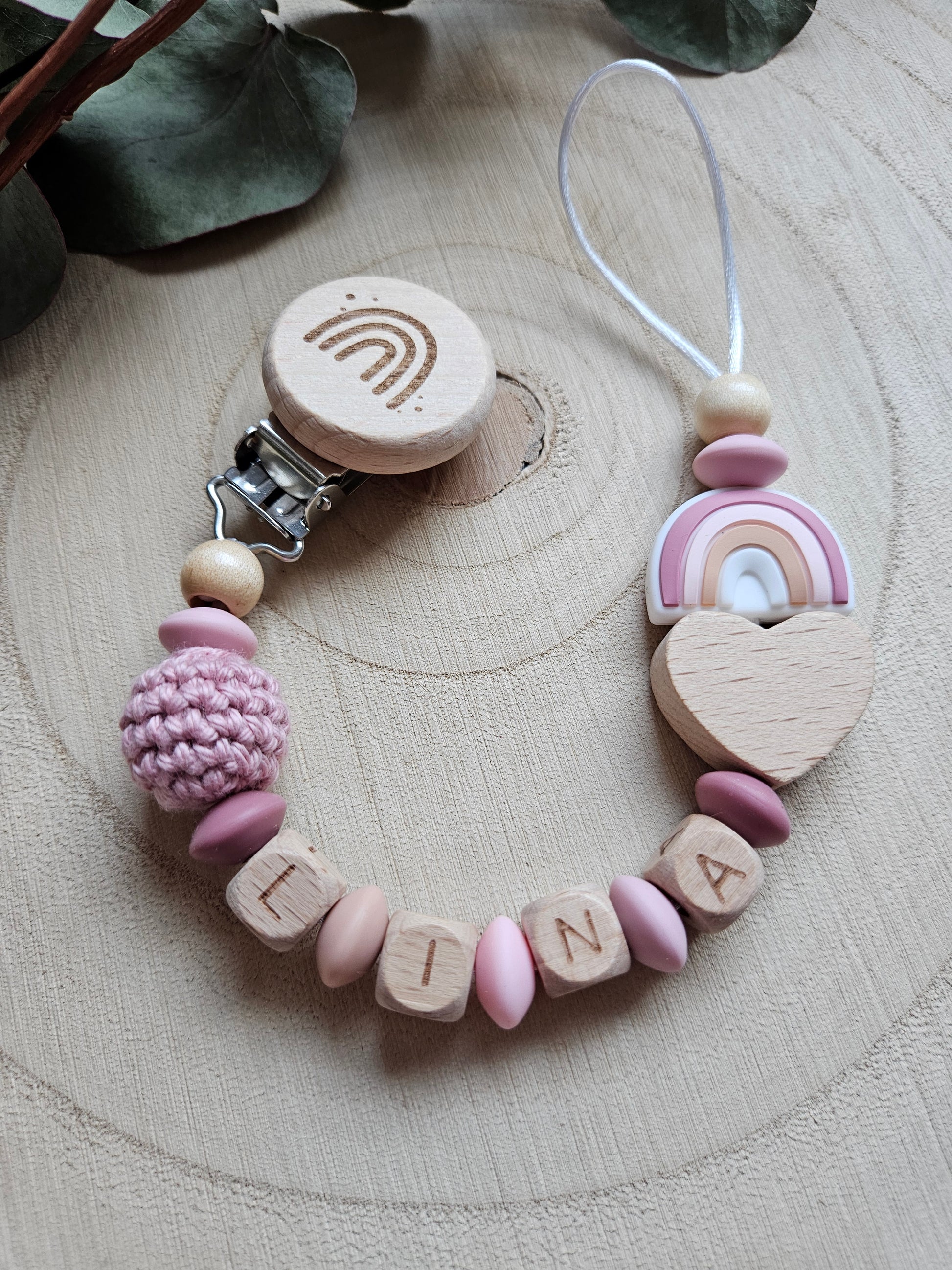 Schnullerkette-Regenbogen - LovelyMoments