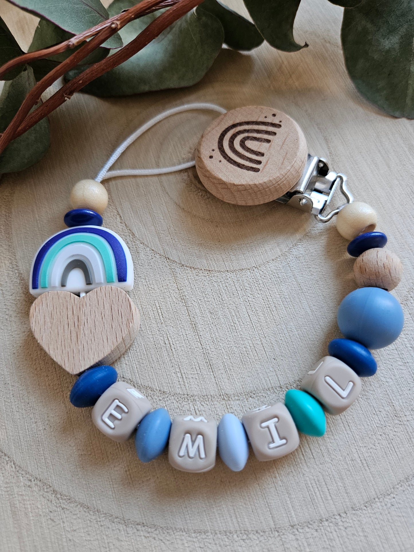 Schnullerkette-Regenbogen - LovelyMoments
