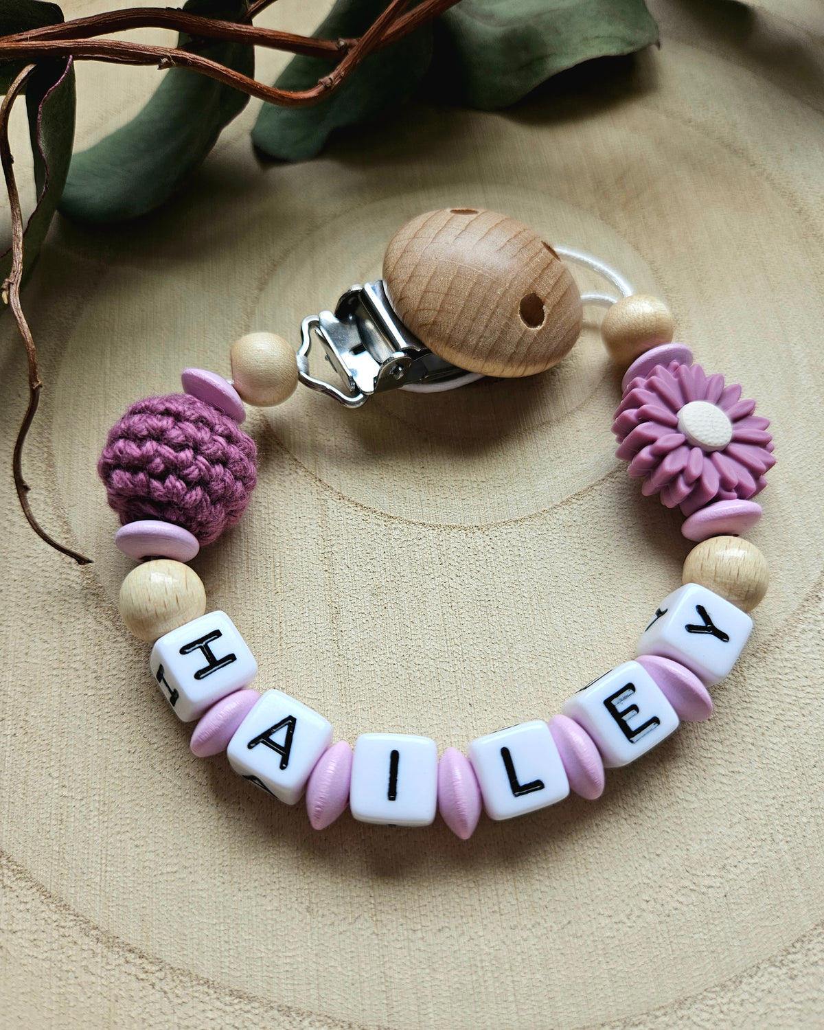 Schnullerkette-Daisy - LovelyMoments