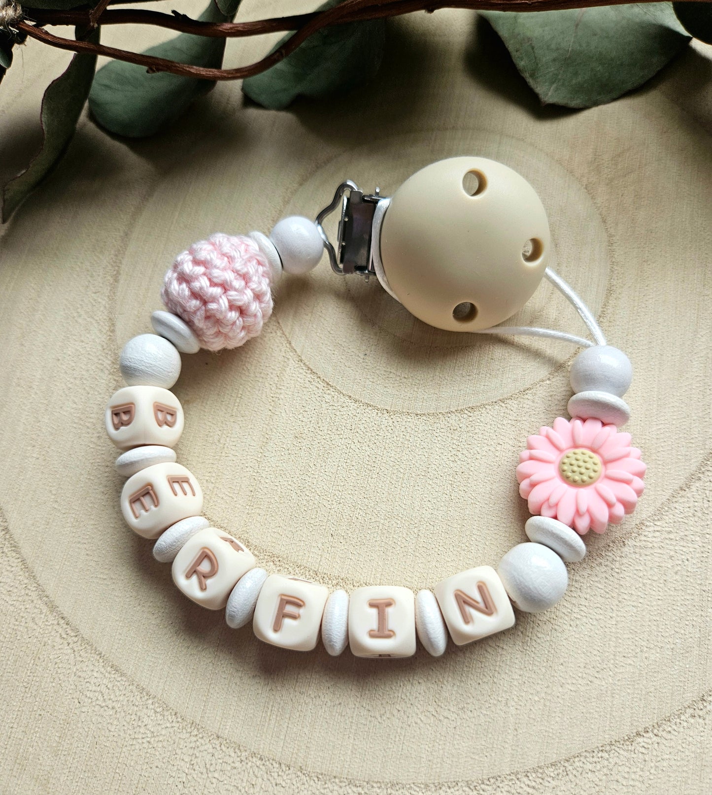 Schnullerkette-Daisy - LovelyMoments