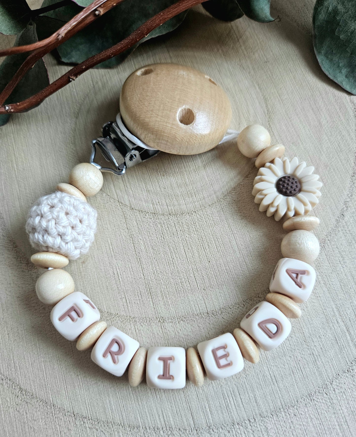 Schnullerkette-Daisy - LovelyMoments