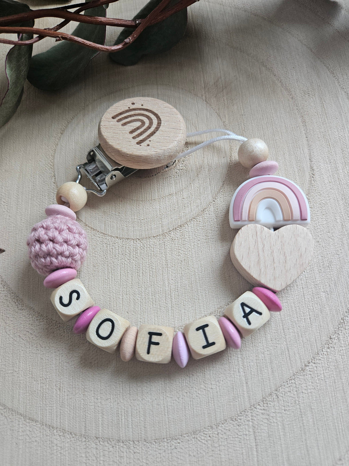 Schnullerkette-Regenbogen - LovelyMoments