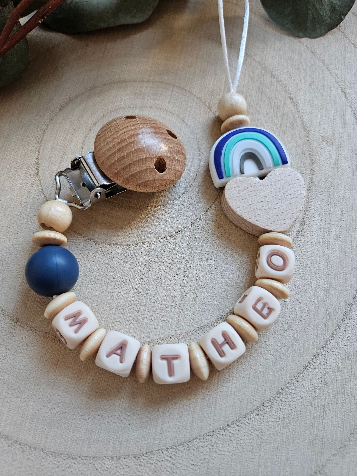 Schnullerkette-Regenbogen - LovelyMoments