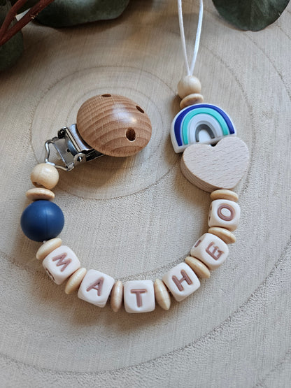 Schnullerkette-Regenbogen - LovelyMoments
